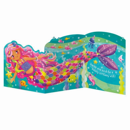 Mermaid Tri-Fold Card Kids discovery tools