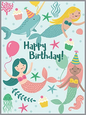 Creative time for curious minds Mermaids Enclosure Card