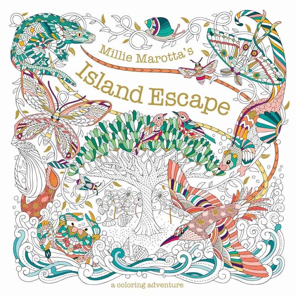 Young learners Millie Marotta'S Island Escape Coloring Book