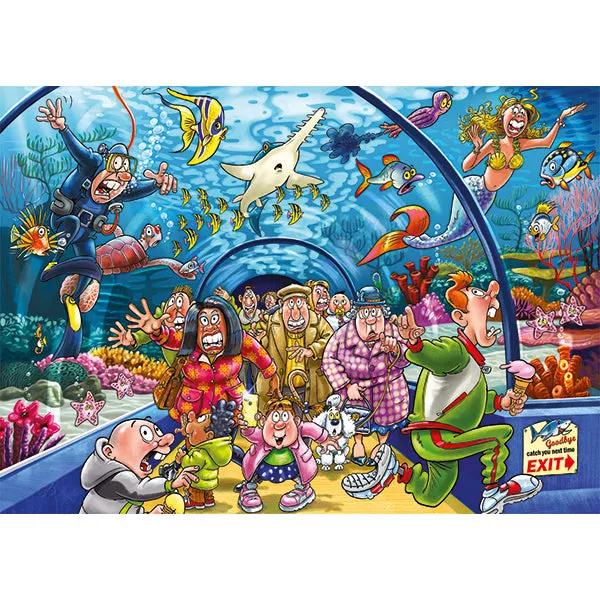 Early learning Wasgij #43 - Aquarium Antics - 1000Pcs
