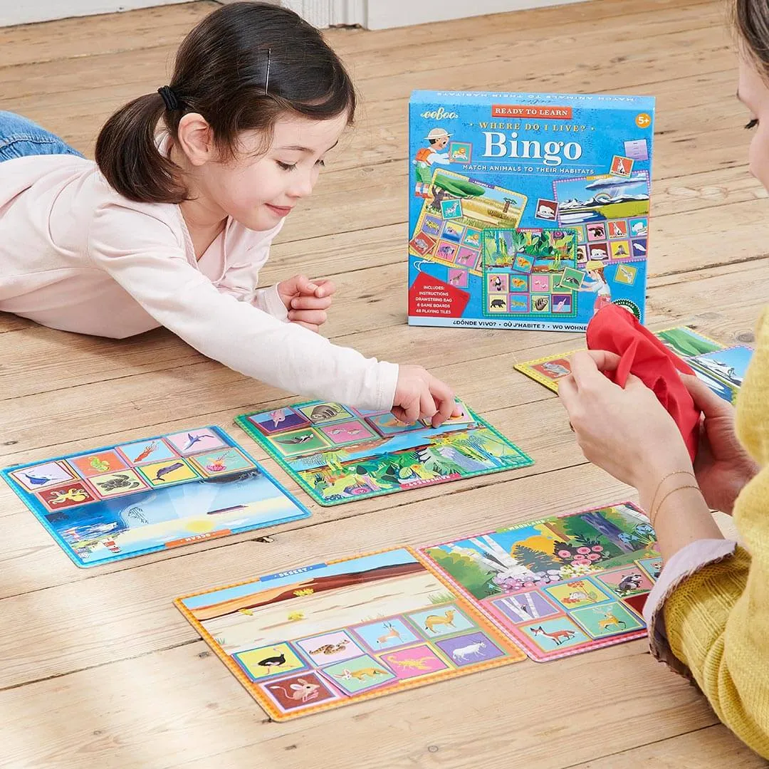 Smart & fun Engaging young minds Where Do I Live? Bingo