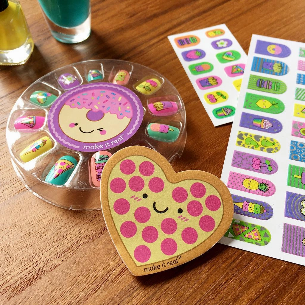 Make It Real Glitter Girls Nail Party Sensory fun for little hands