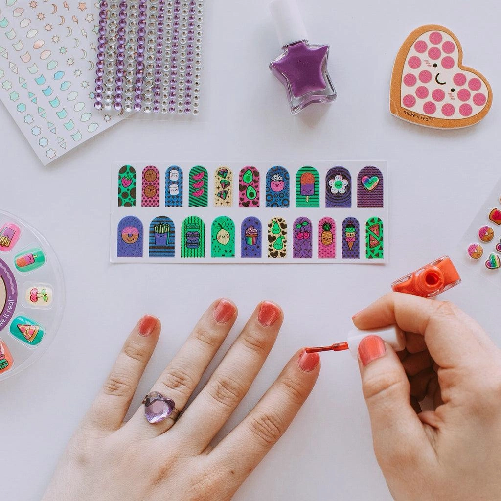 Make It Real Glitter Girls Nail Party Curious minds Growing minds