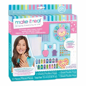 Learning fun Little learners Make It Real Glitter Girls Nail Party