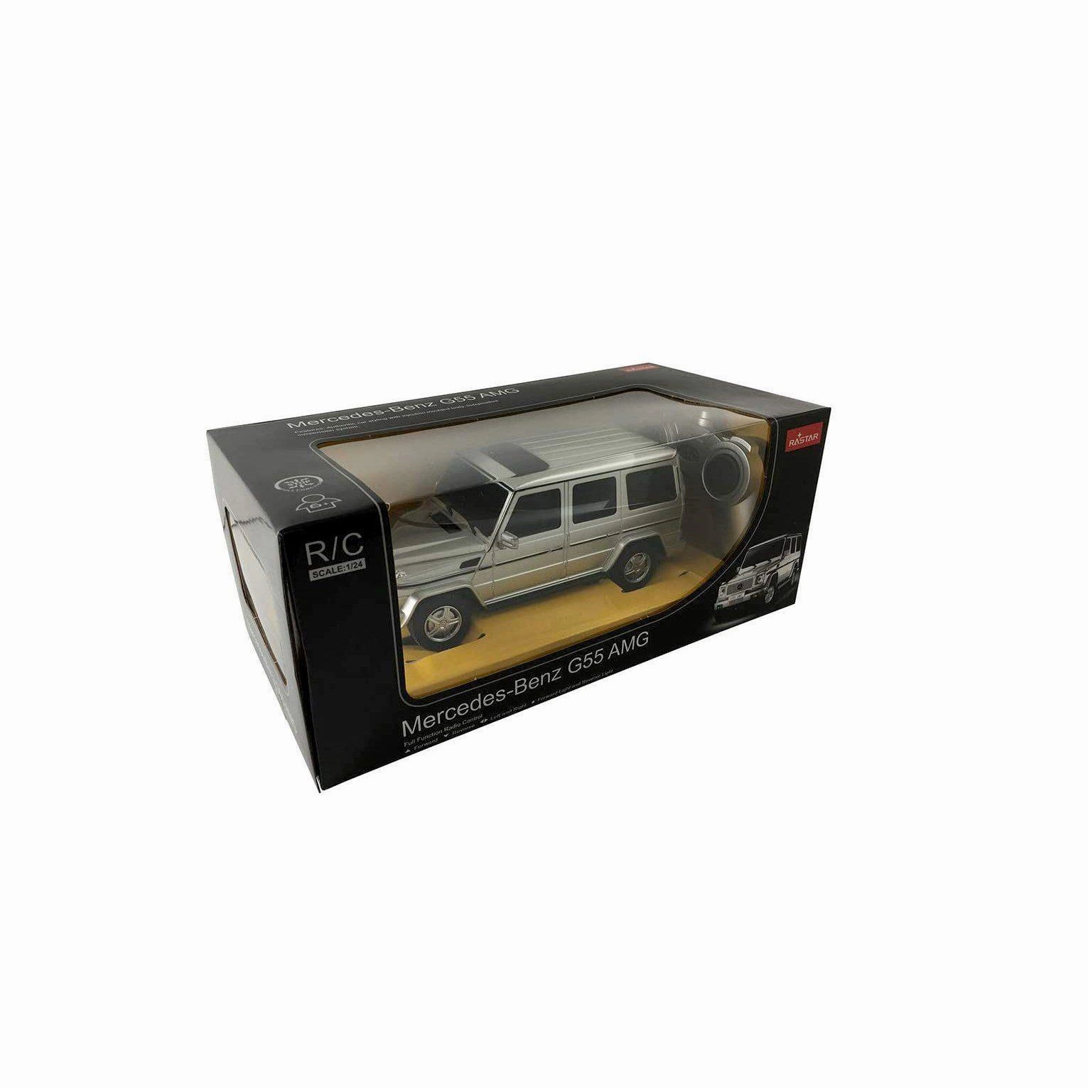 Mercedes-Benz G-Class G55 Amg 1:24 Scale Radio Controlled Model Car Silver Happy hands