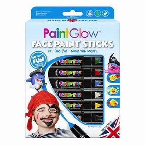 Mindful play Learning tools Paint Glow Face Paint Sticks Adventure Boxset