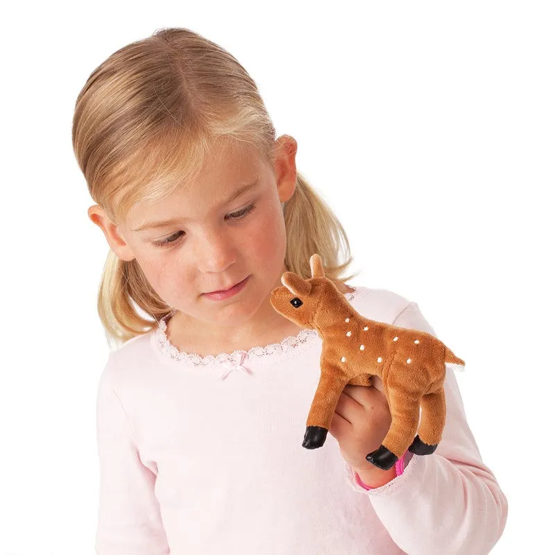 Mini Fawn Finger Puppet Busy kids Learning tools
