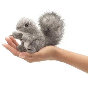 Mini Gray Squirrel Finger Puppet First explorers