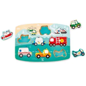 Enrichment activities Hape Toys Emergency Peg Puzzle