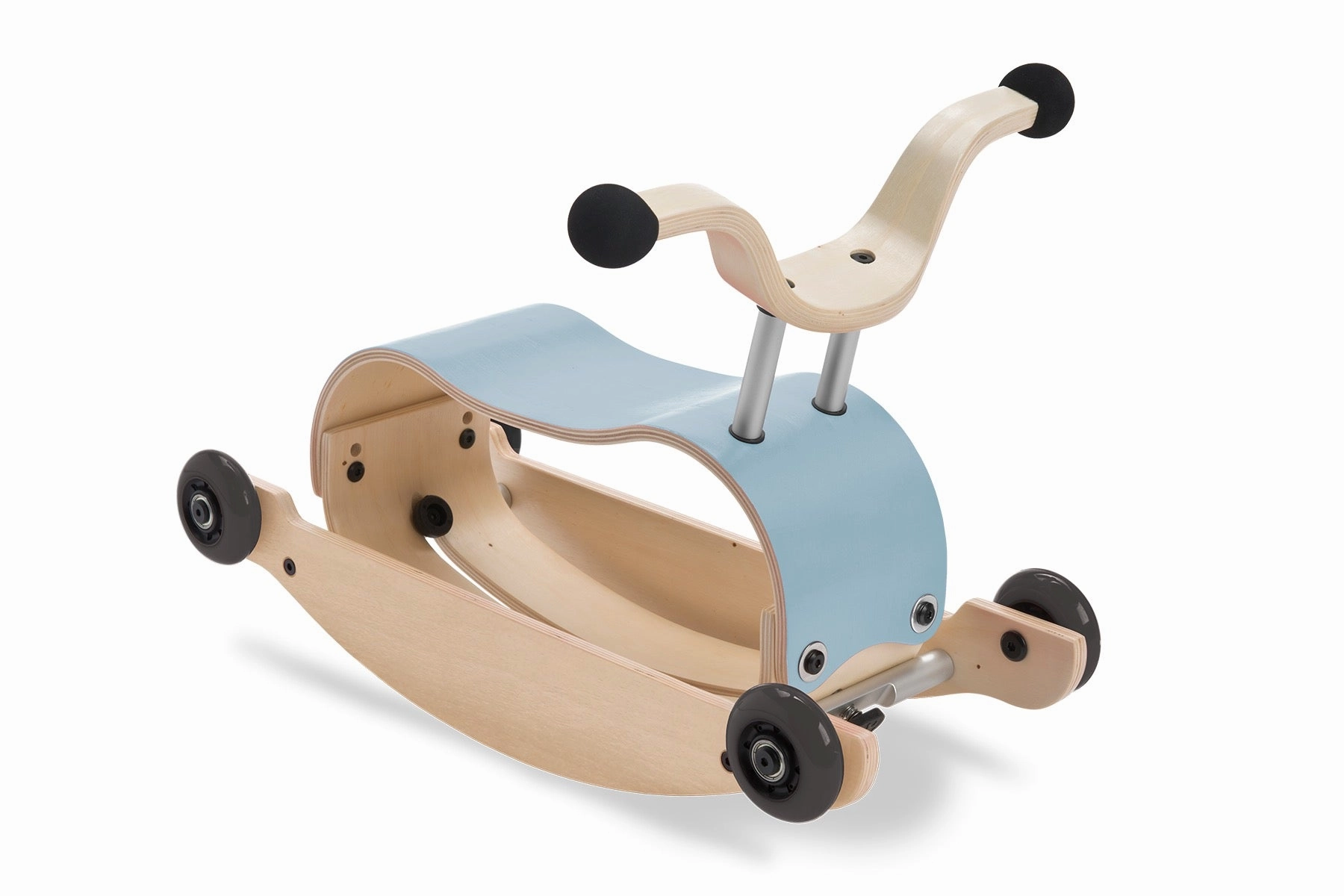 Hands-on discovery Discover & grow Mini Flip 2-In-1 Wooden Ride-On And Rocking Toy