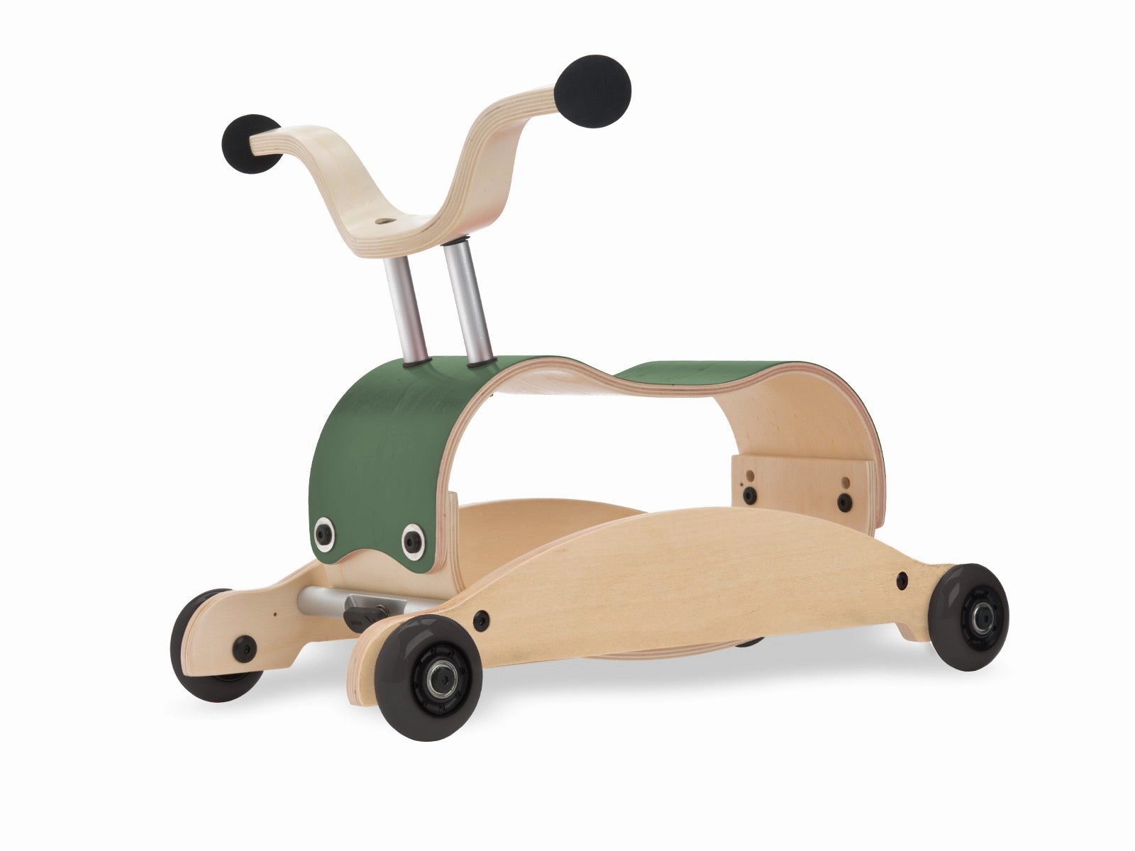 Mini Flip 2-In-1 Wooden Ride-On And Rocking Toy Active learners Happy hands