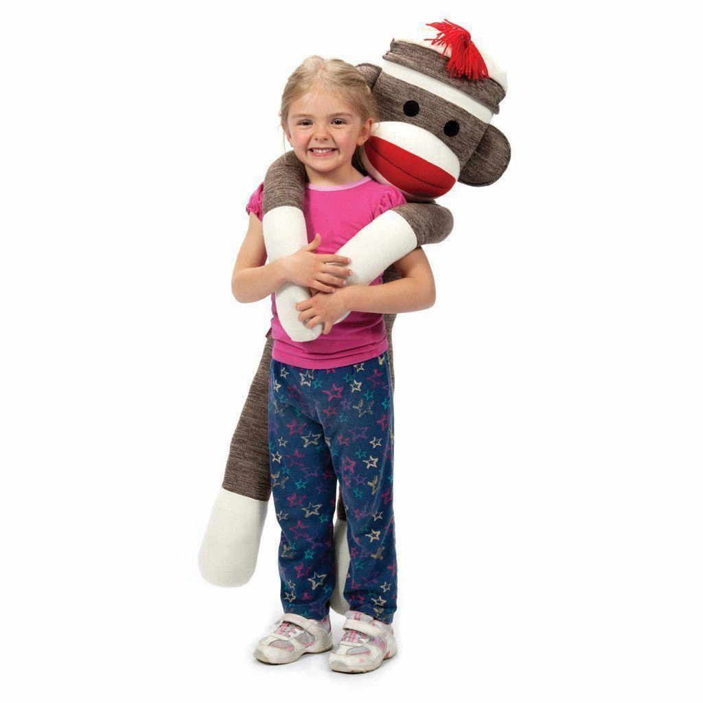 Jumbo Sock Monkey Learn & grow