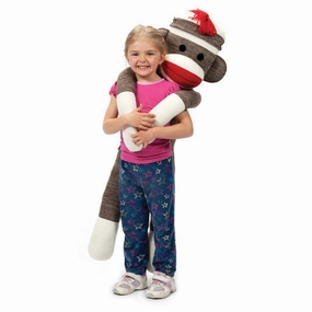 Jumbo Sock Monkey Learn & grow