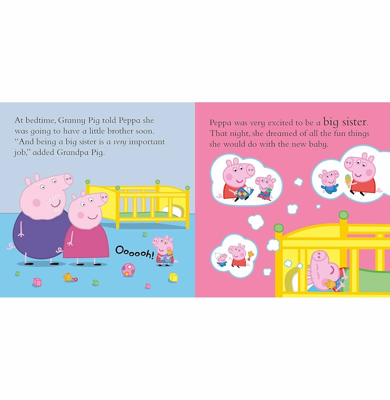 Peppa Pig: Peppa And The New Baby [Board Book] Peppa Pig Fun that fuels growth Busy kids
