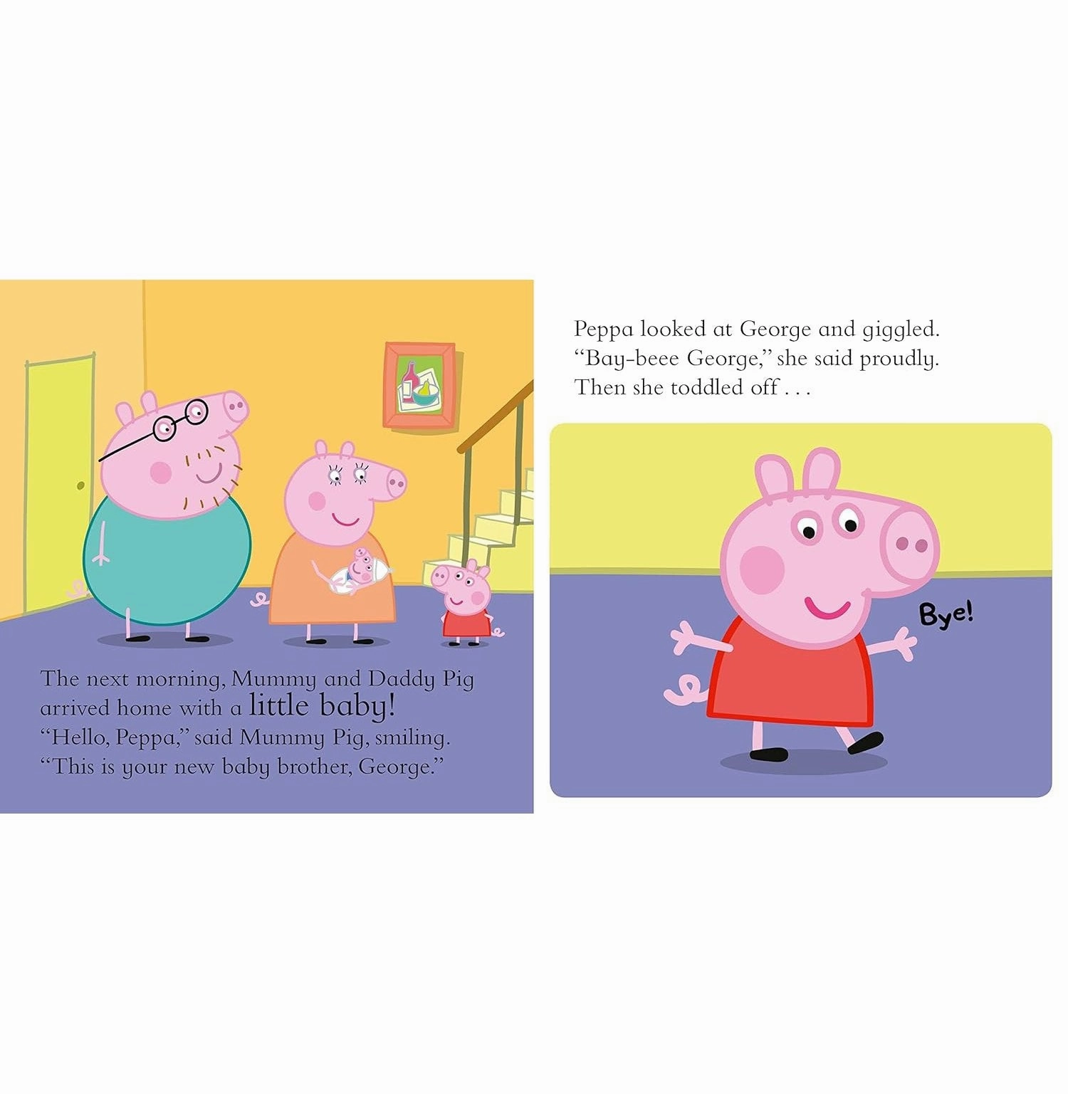 Peppa Pig: Peppa And The New Baby [Board Book] Peppa Pig Brain boosters