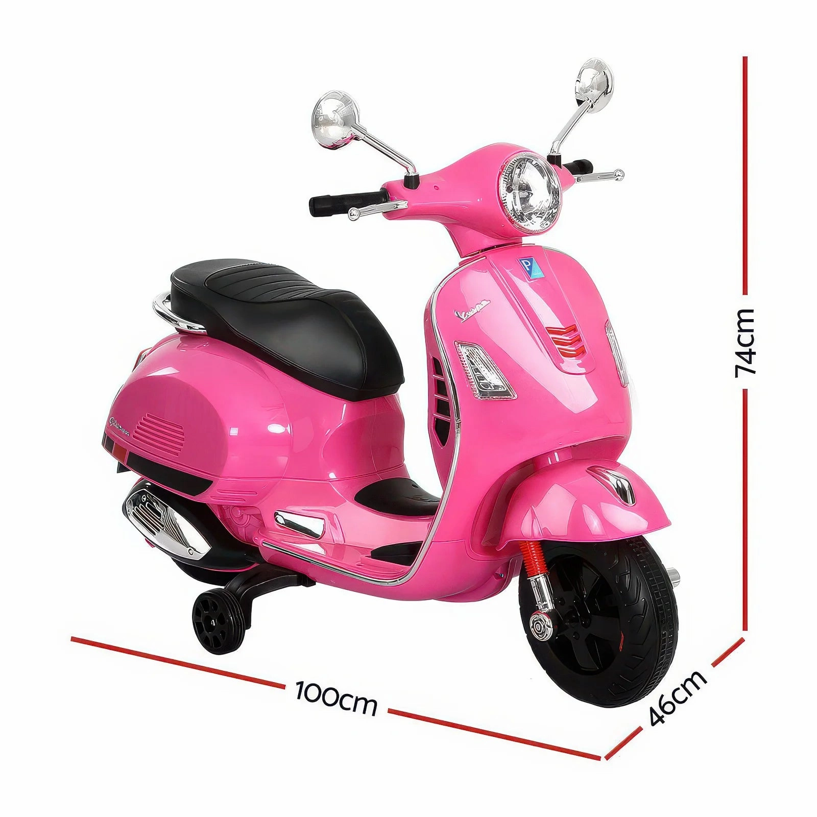 Vespa 946 Kids Electric 12V Battery Powered Motorbike Ride-On - Pink Creative time for curious minds