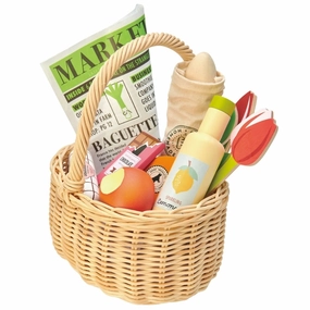Wicker Farmer'S Market Shopping Basket Creative minds Exploration made fun