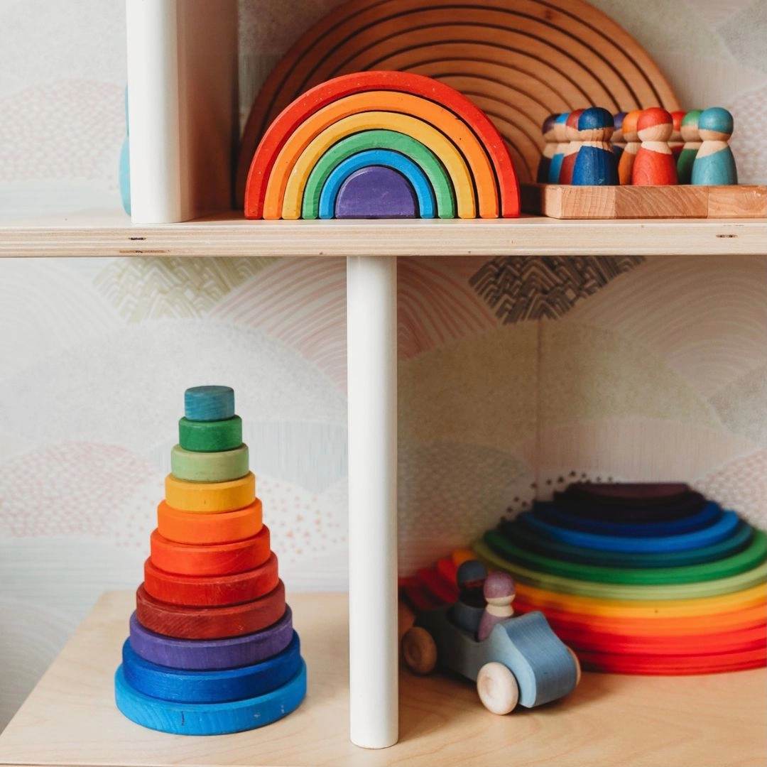 Moments of imagination Young explorers Wooden Rainbow Tunnel - 6 Piece