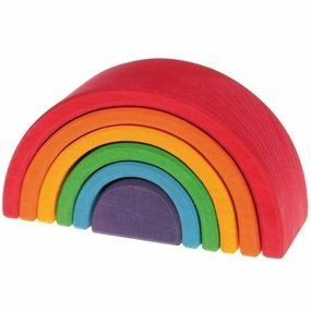 Wooden Rainbow Tunnel - 6 Piece Parent-approved learning