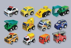 Early learning Home learning tools Mini Pocket Pullback Racer