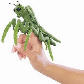 Mini Praying Mantis Finger Puppet Brain boosters