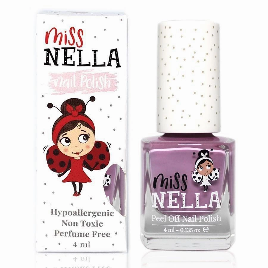 Miss Nella Bubble Gum 4Ml Peel Off Kids Nail Polish Learning fun Brain boosters