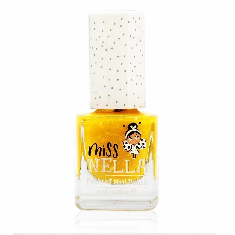 Happy hands Miss Nella Honey Twinkles Glitter 4Ml Peel Off Kids Nail Polish