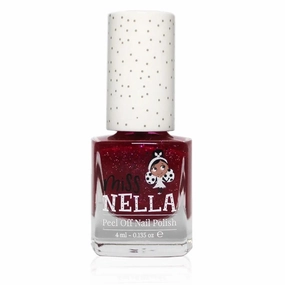 Miss Nella Jazzberry Jam 4Ml Peel Off Kids Nail Polish Preschool minds