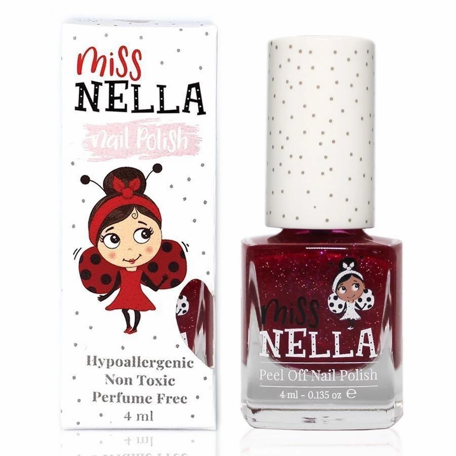 Skill-building tools Joyful learning Miss Nella Jazzberry Jam 4Ml Peel Off Kids Nail Polish