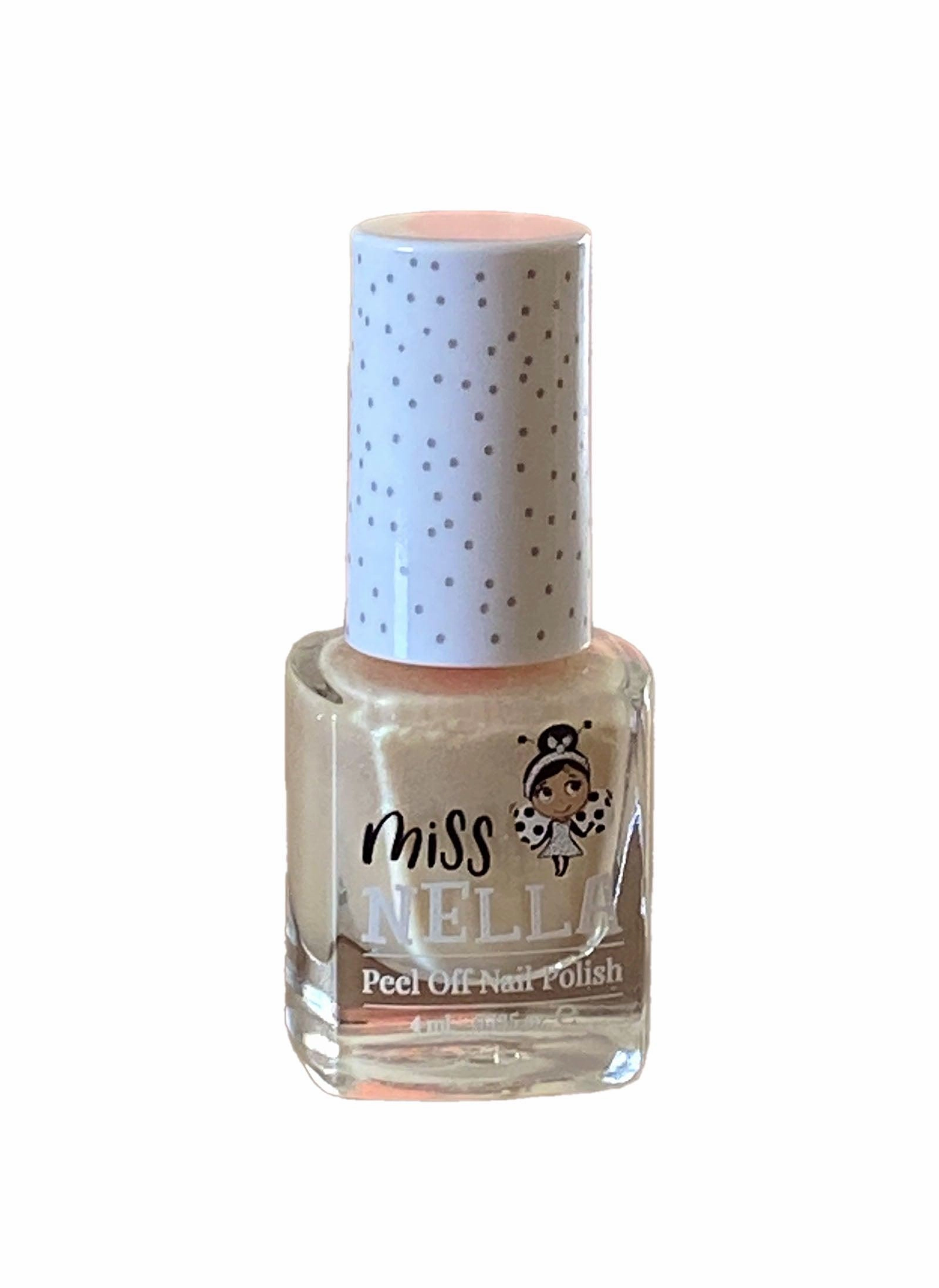 Miss Nella Peach Slushie 4Ml Peel Off Kids Nail Polish Young imaginations