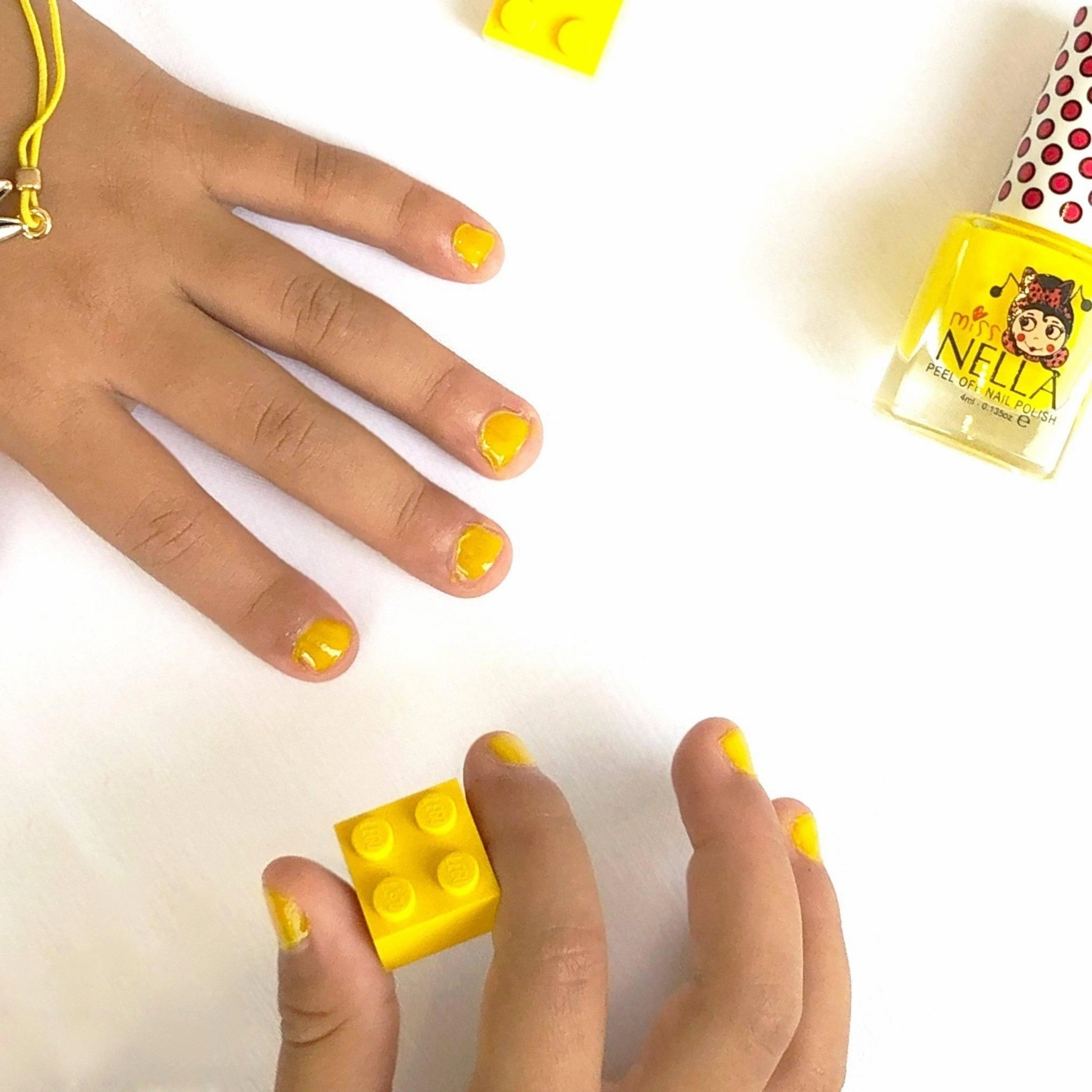 Sensory fun for little hands Miss Nella Sun Kissed 4Ml Peel Off Kids Nail Polish