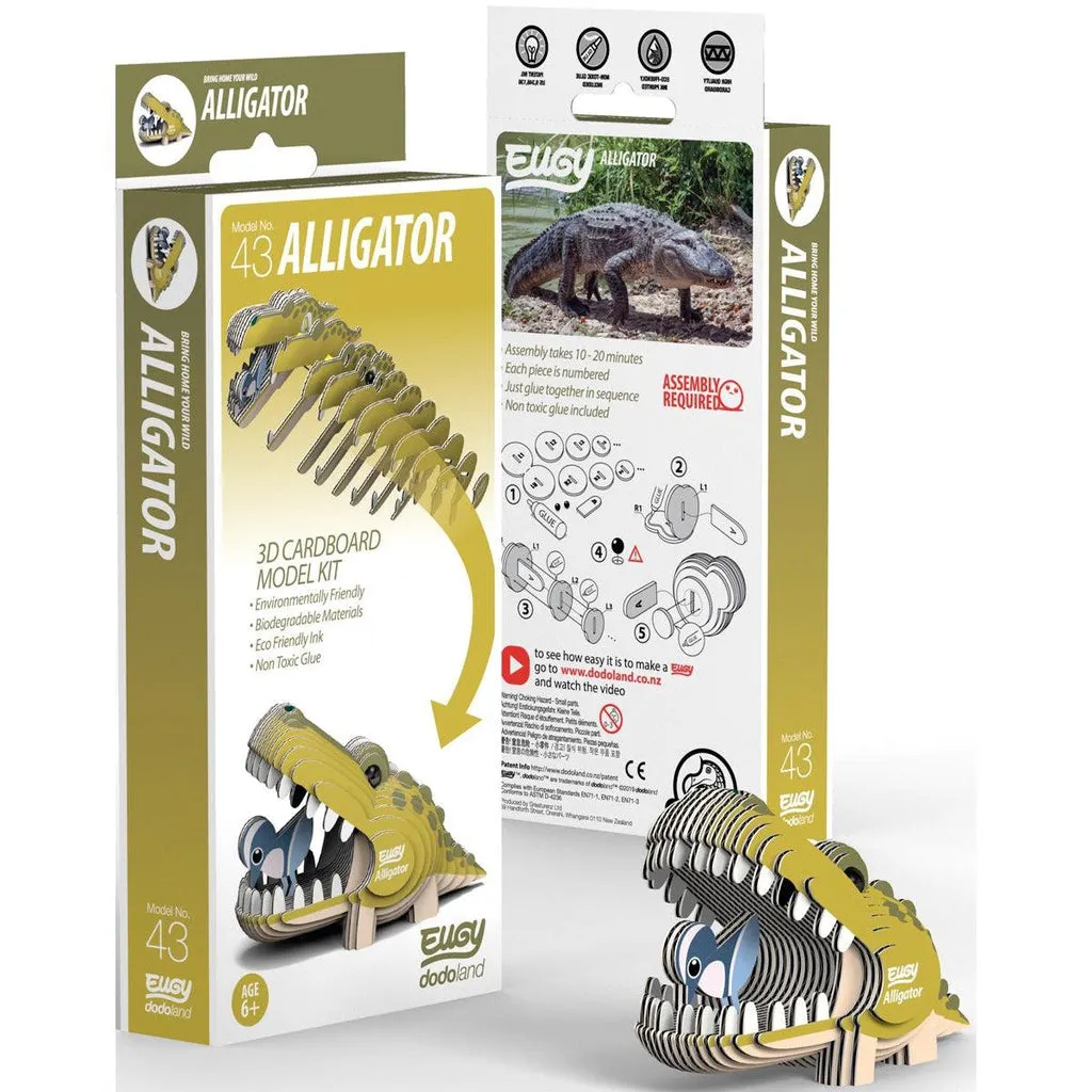 Alligator 3D Puzzle Brain boosters Curious minds