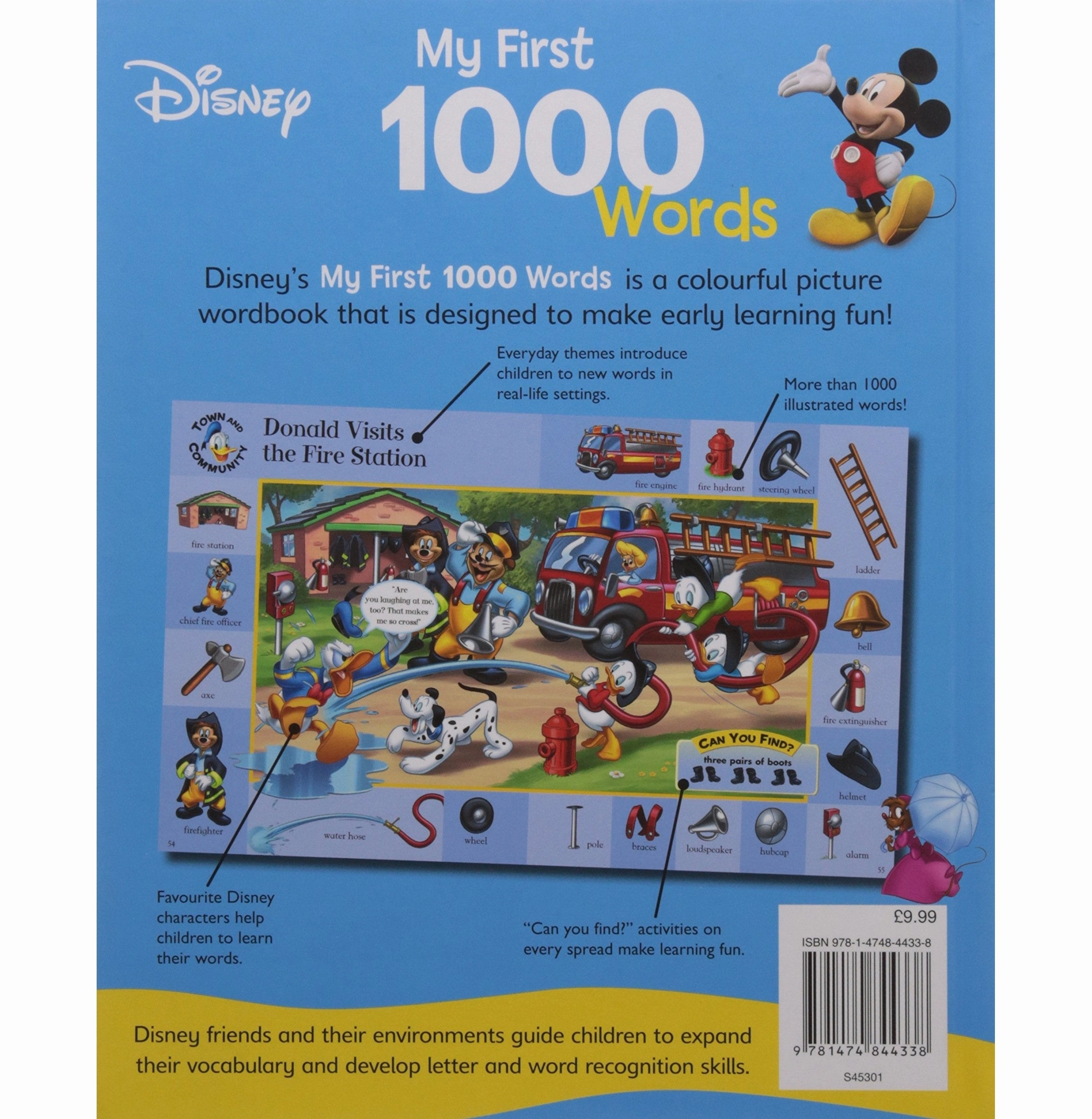 Disney My First 1000 Words Parragon Books Active learners
