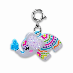 Glitter Elephant Charm Tiny thinkers
