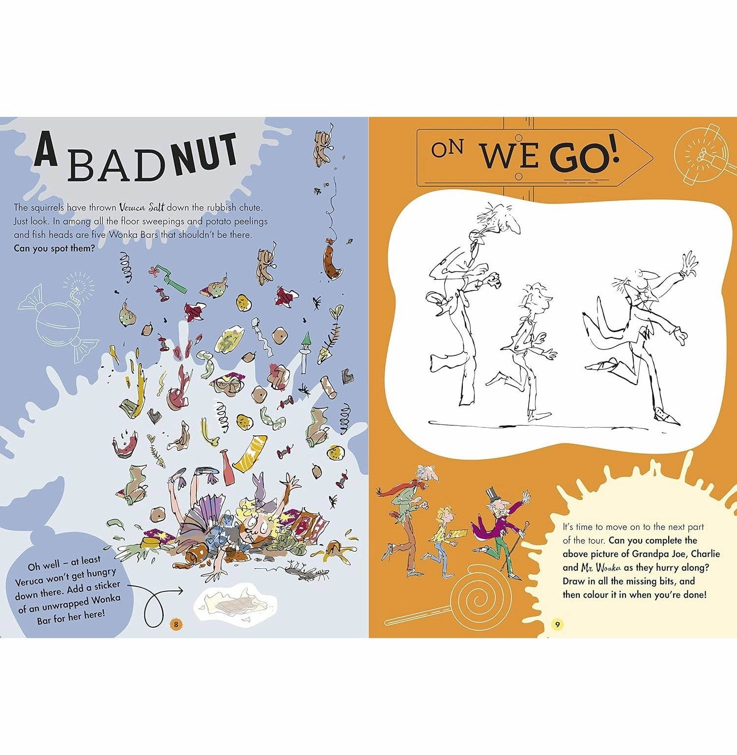 Playful learning Home learning tools Roald Dahl'S Charlie And The Chocolate F [Paperback] Blake Quentin
