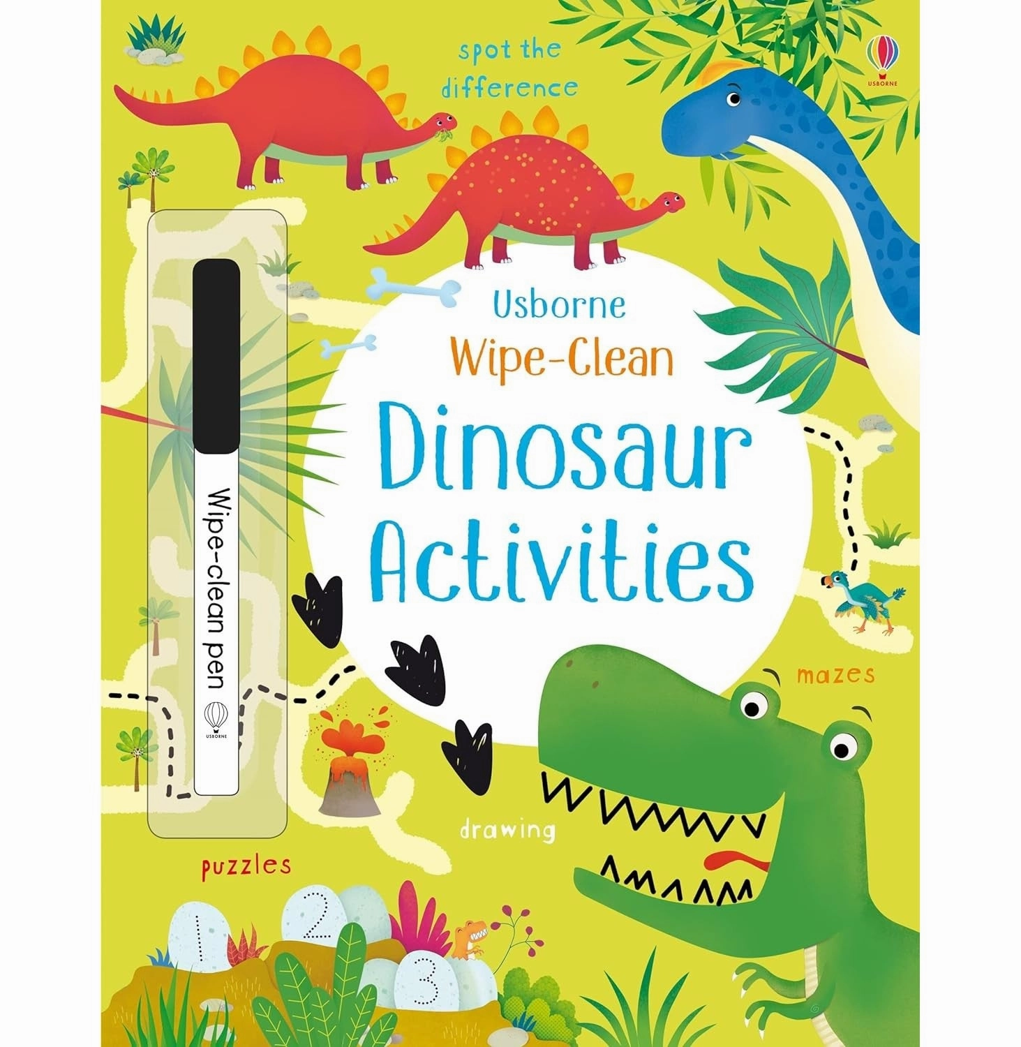 Curious minds Wipe:Clean Dinosaur Activities (Wipe:Clean Activities) Robson Kirsteen And Florino Dania