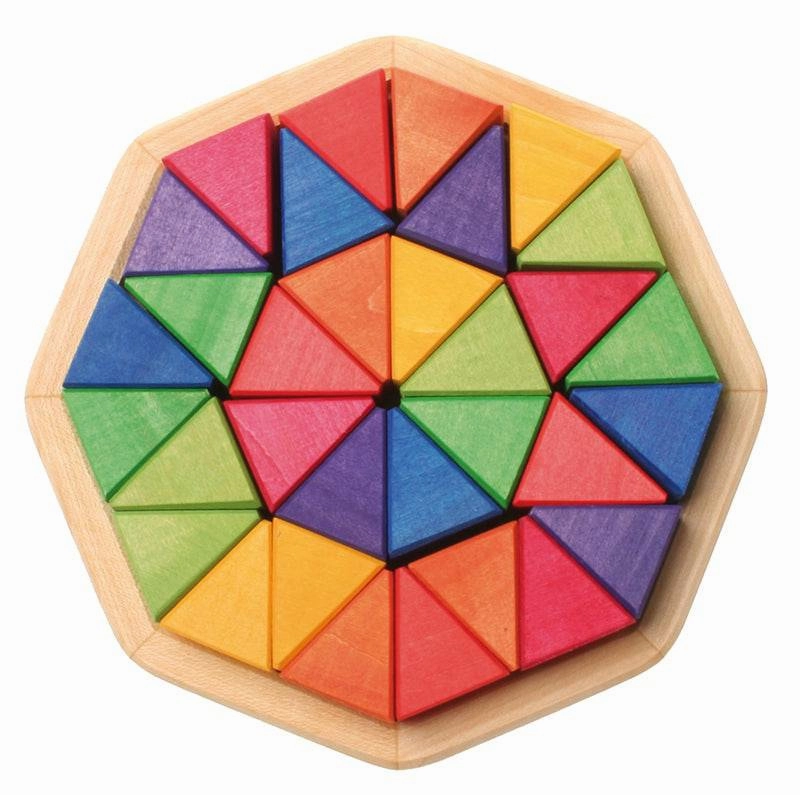 Curious minds Growth tools Wooden Octagon Puzzle Blocks