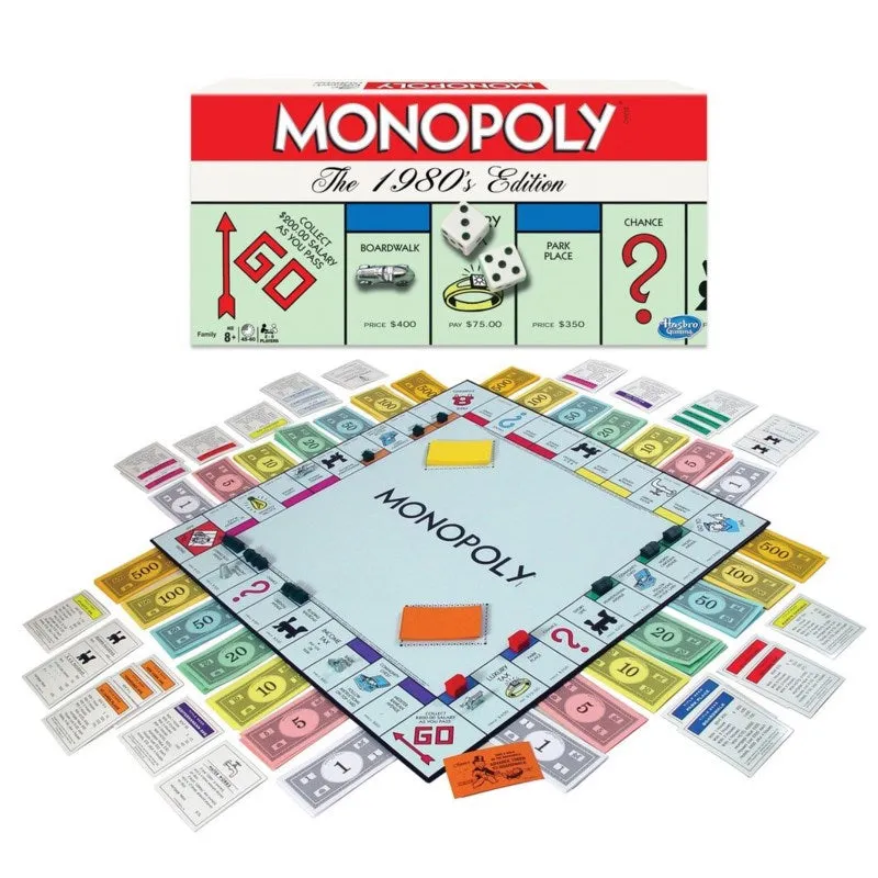 Busy kids Young explorers Monopoly The Classic 1980'S  Edition