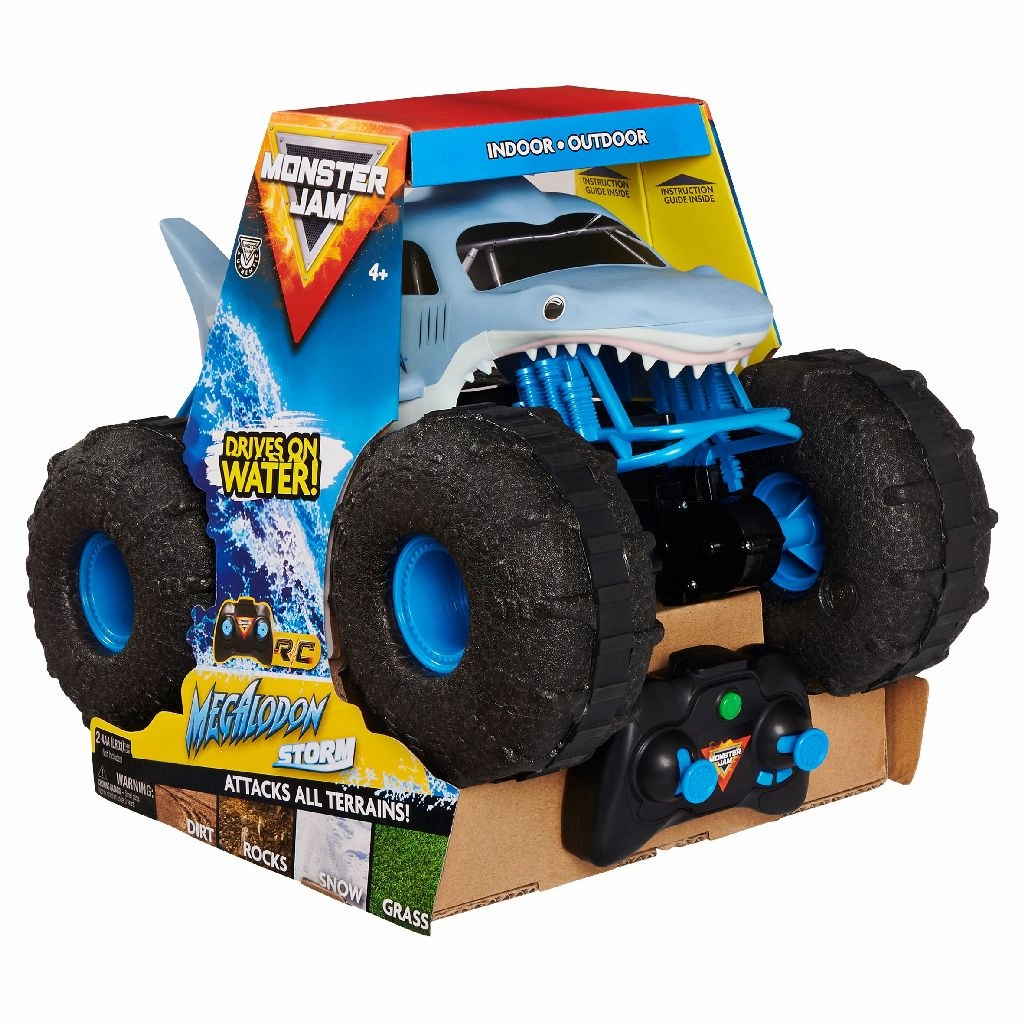 Monster Jam Megalodon Storm Thrasher 1:15 Remote Control Monster Truck Home learning tools Discover & grow