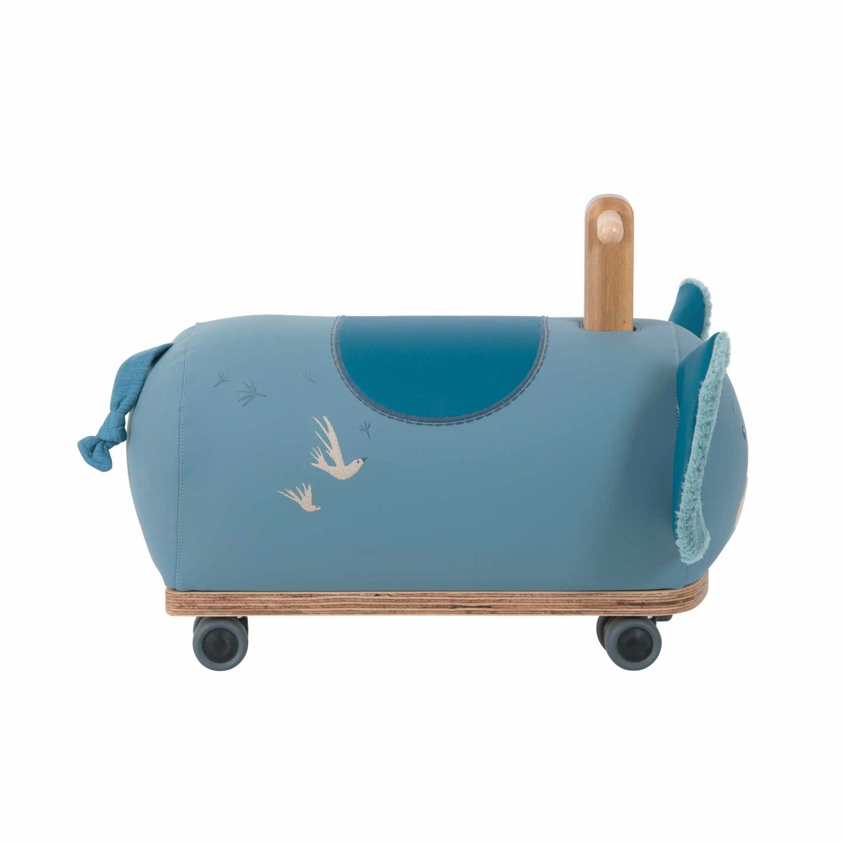 Designed for development Moulin Roty Sous Mon Baobab Blue Ride-On Elephant