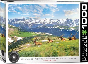 Mountain Elks - 1000 Pc Fun for curious minds Learn & grow