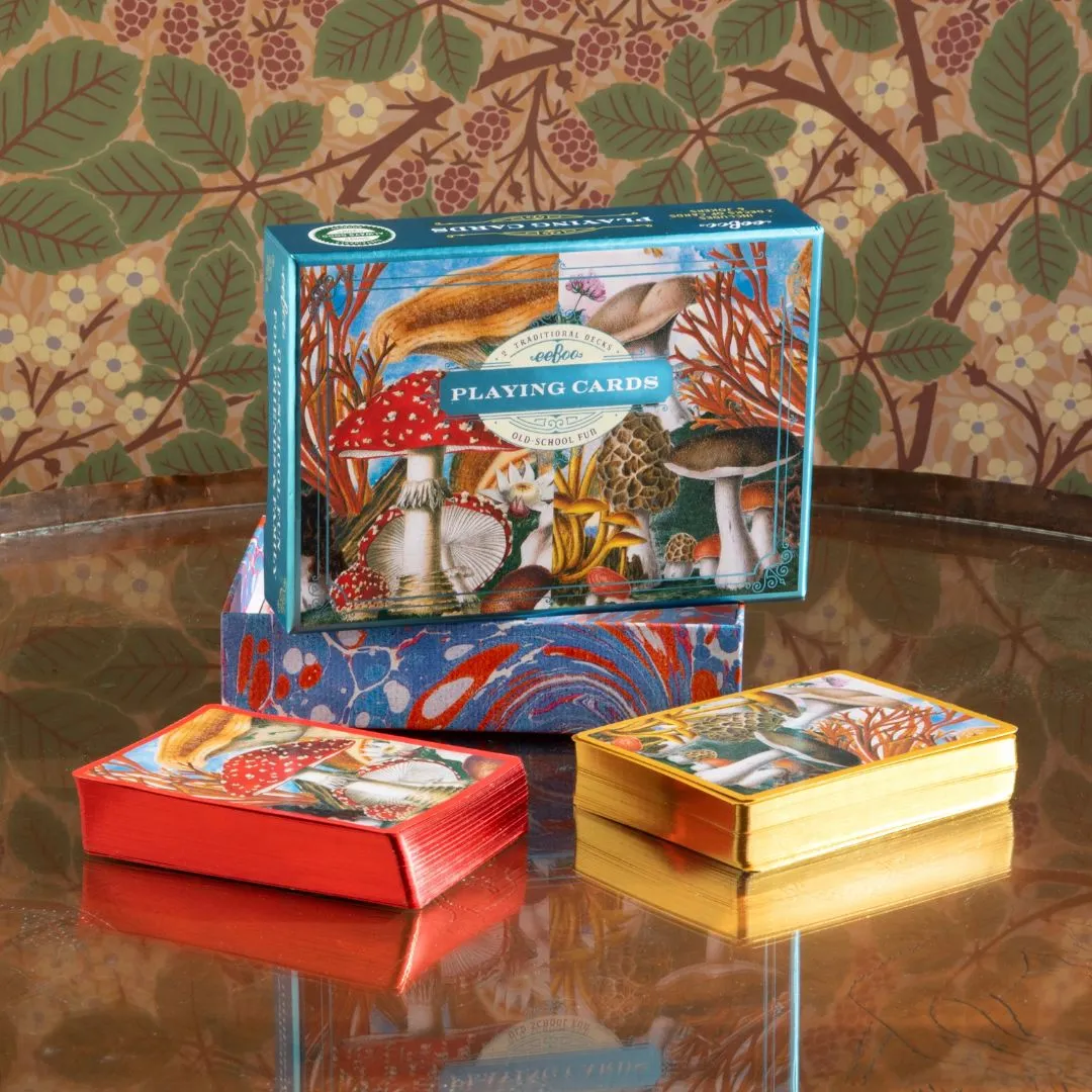 Mushroom Playing Card Gift Box Set Creative time for curious minds Designed for development