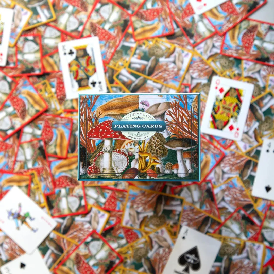 Mushroom Playing Card Gift Box Set Active learners Play & learn