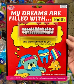 Enrichment activities My Dreams Are Filled With Teeth