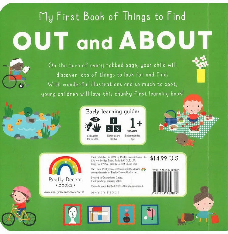 Holistic My First Book Of Things To Find: Out And About