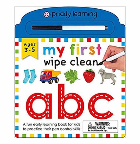 My First Wipe Clean: Abc: A Fun Early Learning Book For Kids To Practice Their Pen Control Skills [Board Book] Priddy Roger Kid-focused experiences