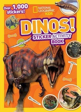 Imaginative play National Geographic Kids Dinos! Sticker Activity Book