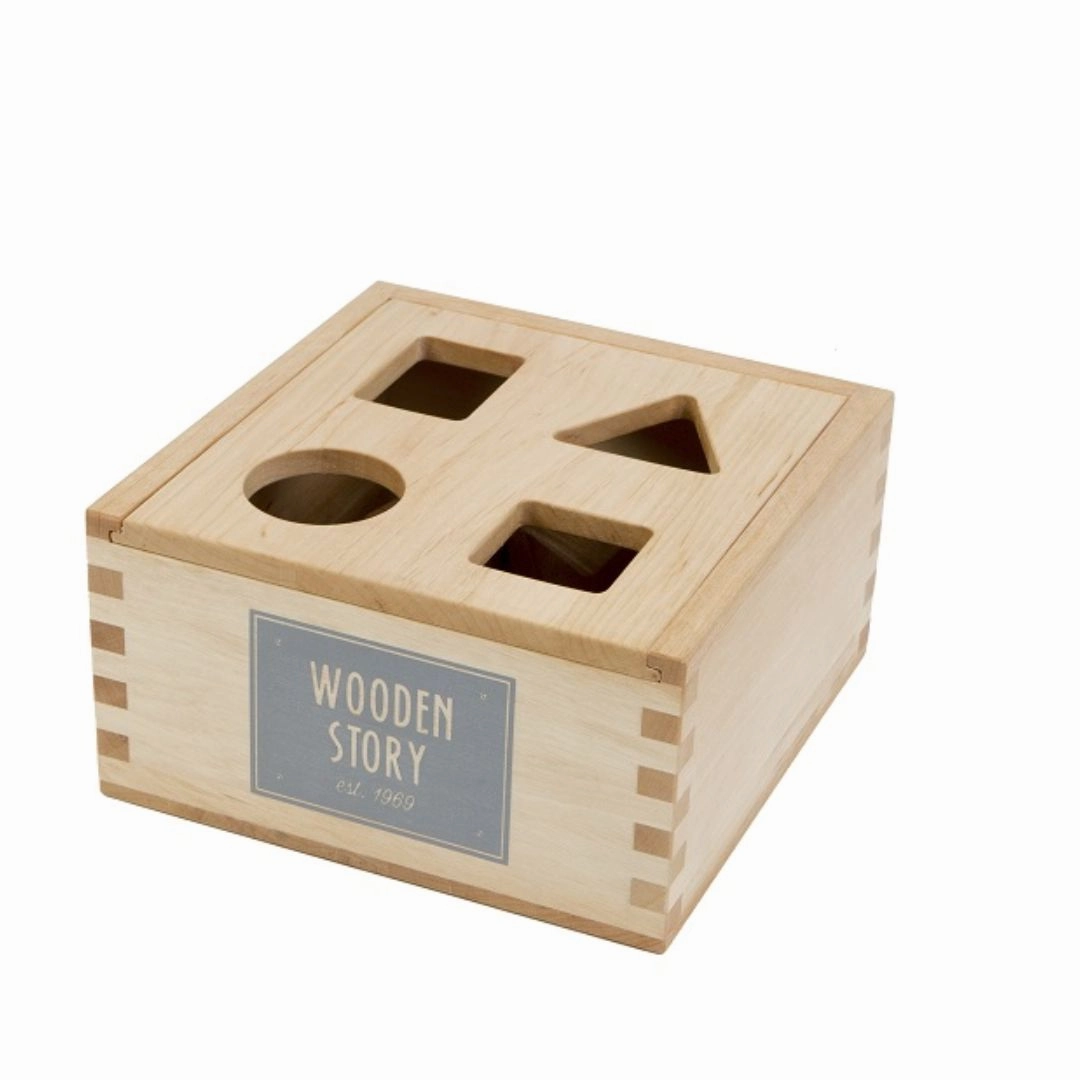 Natural Shape Sorter Box Early discovery Nurturing minds