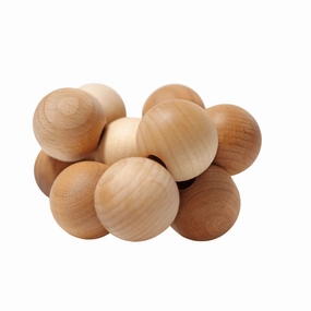 Natural Wooden Beads Grasper Early learning