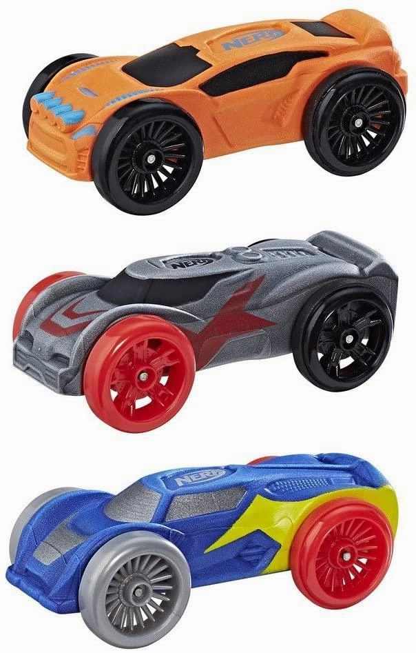 Kid-centered learning Nerf Nitro C0776 Foam Cars - Pack Of 3